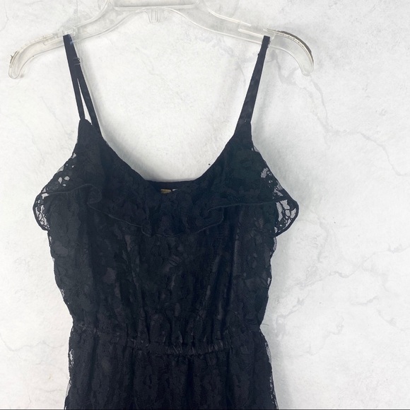 [H&M] Black Lace Flowy Dress - Picture 2 of 3